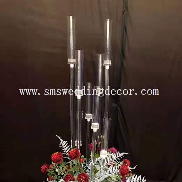 tall clear candle holders